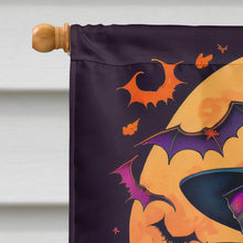 Load image into Gallery viewer, Miniature Pinscher Witchy Halloween House Flag