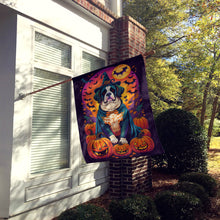 Load image into Gallery viewer, Saint Bernard Witchy Halloween House Flag