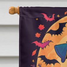 Load image into Gallery viewer, Schnauzer Witchy Halloween House Flag