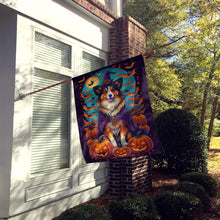 Load image into Gallery viewer, Sheltie Witchy Halloween House Flag