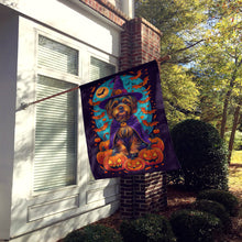 Load image into Gallery viewer, Silky Terrier Witchy Halloween House Flag