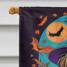 Load image into Gallery viewer, Silky Terrier Witchy Halloween House Flag