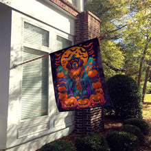 Load image into Gallery viewer, Tibetan Mastiff Witchy Halloween House Flag