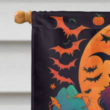 Load image into Gallery viewer, Tibetan Mastiff Witchy Halloween House Flag
