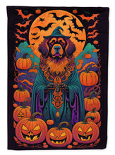 Load image into Gallery viewer, Tibetan Mastiff Witchy Halloween House Flag