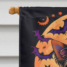Load image into Gallery viewer, Yorkie Witchy Halloween House Flag