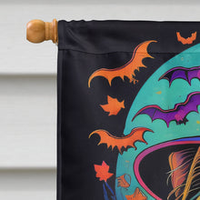Load image into Gallery viewer, Yorkie Witchy Halloween House Flag
