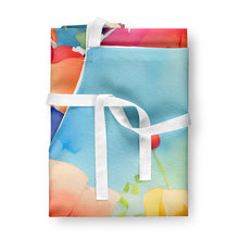 Load image into Gallery viewer, Anemones in Watercolor Apron – Artist-Designed Kitchen, BBQ &amp; Craft Apron