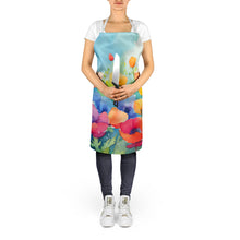 Load image into Gallery viewer, Anemones in Watercolor Apron – Artist-Designed Kitchen, BBQ &amp; Craft Apron