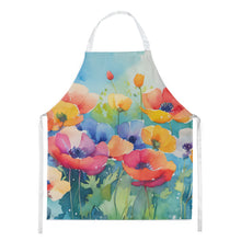 Load image into Gallery viewer, Anemones in Watercolor Apron – Artist-Designed Kitchen, BBQ &amp; Craft Apron