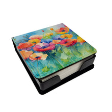 Load image into Gallery viewer, Anemones in Watercolor PU Leather Note Paper Holder