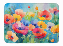 Load image into Gallery viewer, Anemones in Watercolor Memory Foam Kitchen Mat