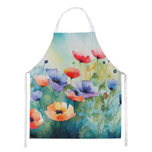 Load image into Gallery viewer, Anemones in Watercolor Apron – Artist-Designed Kitchen, BBQ &amp; Craft Apron