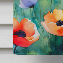 Load image into Gallery viewer, Anemones in Watercolor House Flag