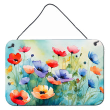 Load image into Gallery viewer, Anemones in Watercolor Wall or Door Hanging Prints
