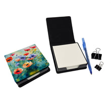 Load image into Gallery viewer, Anemones in Watercolor PU Leather Note Paper Holder
