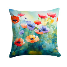 Load image into Gallery viewer, Anemones in Watercolor Throw Pillow