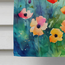 Load image into Gallery viewer, Anemones in Watercolor House Flag
