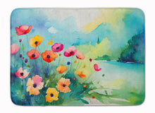 Load image into Gallery viewer, Anemones in Watercolor Memory Foam Kitchen Mat