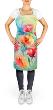 Load image into Gallery viewer, Carnations in Watercolor Apron – Artist-Designed Kitchen, BBQ &amp; Craft Apron