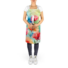 Load image into Gallery viewer, Carnations in Watercolor Apron – Artist-Designed Kitchen, BBQ &amp; Craft Apron