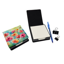 Load image into Gallery viewer, Carnations in Watercolor PU Leather Note Paper Holder