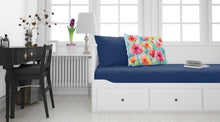 Load image into Gallery viewer, Carnations in Watercolor Fabric Standard Pillowcase – Artistic Decorative Front, White Back