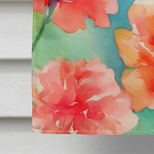 Load image into Gallery viewer, Carnations in Watercolor House Flag