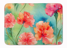 Load image into Gallery viewer, Carnations in Watercolor Memory Foam Kitchen Mat