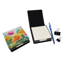 Load image into Gallery viewer, Chrysanthemums in Watercolor PU Leather Note Paper Holder