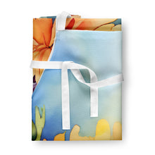 Load image into Gallery viewer, Chrysanthemums in Watercolor Apron – Artist-Designed Kitchen, BBQ &amp; Craft Apron