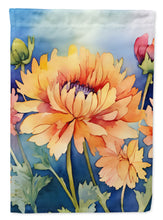Load image into Gallery viewer, Chrysanthemums in Watercolor House Flag