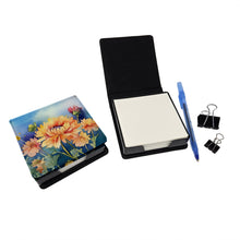 Load image into Gallery viewer, Chrysanthemums in Watercolor PU Leather Note Paper Holder