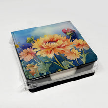 Load image into Gallery viewer, Chrysanthemums in Watercolor PU Leather Note Paper Holder