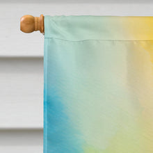 Load image into Gallery viewer, Chrysanthemums in Watercolor House Flag