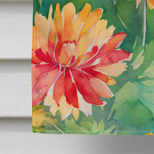 Load image into Gallery viewer, Chrysanthemums in Watercolor House Flag