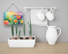 Load image into Gallery viewer, Chrysanthemums in Watercolor Wall or Door Hanging Prints