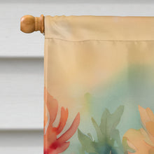 Load image into Gallery viewer, Chrysanthemums in Watercolor House Flag