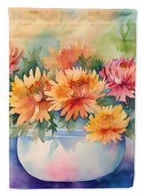 Load image into Gallery viewer, Chrysanthemums in Watercolor House Flag