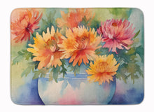 Load image into Gallery viewer, Chrysanthemums in Watercolor Memory Foam Kitchen Mat