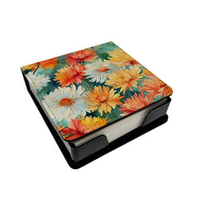 Load image into Gallery viewer, Chrysanthemums in Watercolor PU Leather Note Paper Holder