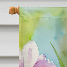 Load image into Gallery viewer, Orchids in Watercolor House Flag