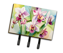 Load image into Gallery viewer, Orchids in Watercolor Leash or Key Holder