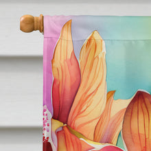 Load image into Gallery viewer, Orchids in Watercolor House Flag