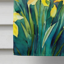 Load image into Gallery viewer, Daffodils in Watercolor House Flag