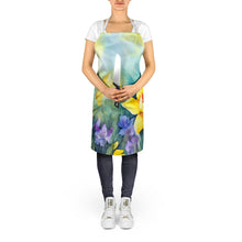 Load image into Gallery viewer, Daffodils in Watercolor Apron – Artist-Designed Kitchen, BBQ &amp; Craft Apron