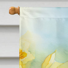 Load image into Gallery viewer, Daffodils in Watercolor House Flag