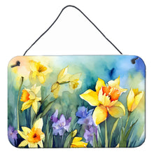 Load image into Gallery viewer, Daffodils in Watercolor Wall or Door Hanging Prints