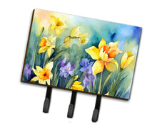 Load image into Gallery viewer, Daffodils in Watercolor Leash or Key Holder