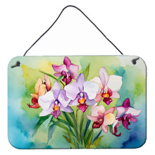 Load image into Gallery viewer, Orchids in Watercolor Wall or Door Hanging Prints